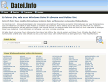 Tablet Screenshot of datei.info